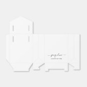 Customizable Tent Favor Boxes with Text Bedankdoosjes (Uitgevouwen)