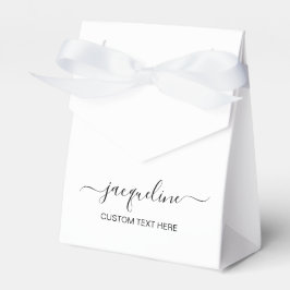 Customizable Tent Favor Boxes with Text Bedankdoosjes