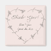 Customizable Thank you Magnets Magneet (Voorkant)