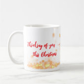 🎨 Customizable "Thinking of You This Christmas" Koffiemok (Links)