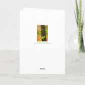 CUSTOMIZABLE//TREE MET "GESNEDEN" BLADEREN KAART (Achterkant)