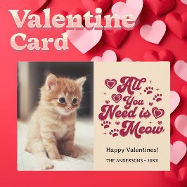 Customizable Valentine Photo Card Holiday Card Feestdagenkaart