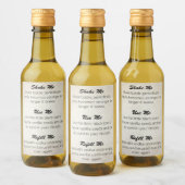 Customizable Vanilla Extract label VE_002_04c Wijn Etiket (Flessen)