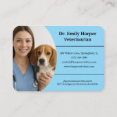 Customizable Veterinarian Business Card  Visitekaartje (Voorkant)