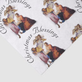 Customizable Vintage Nativity Tissue Paper Tissuepapier (Detail)