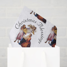Customizable Vintage Nativity Tissue Paper Tissuepapier