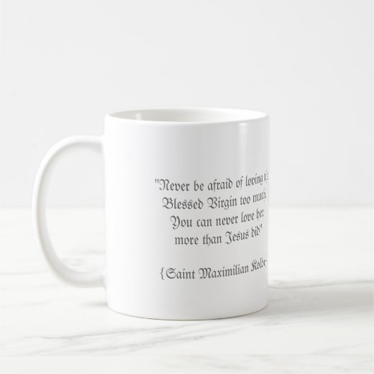 Customizable Virgin Mary Mug Koffiemok (Links)