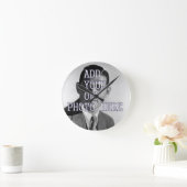 CUSTOMIZABLE WALL CLOCK - ADD YOUR OWN IMAGES RONDE KLOK (Huis)