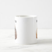 Customizable Watercolor Poodle Mug Koffiemok (Center)