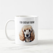 Customizable Watercolor Poodle Mug Koffiemok (Links)