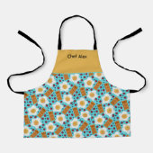 Customizable Whimsical Eggs and Bacon All-Over Schort (Voorkant)
