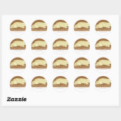 Customizable White Chocolate Stickers (Vel)