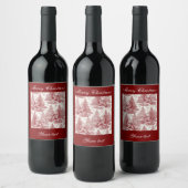Customizable wine bottle label wijn etiket (Flessen)