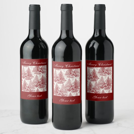 Customizable wine bottle label wijn etiket (Flessen)