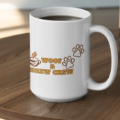 Customizable Woof and Brew Crew Koffiemok