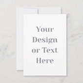 Customizable Your Design or Text Here Personalized Aankondiging (Voorkant)