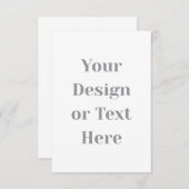 Customizable Your Design or Text Here Personalized Aankondiging (Voorkant / Achterkant)
