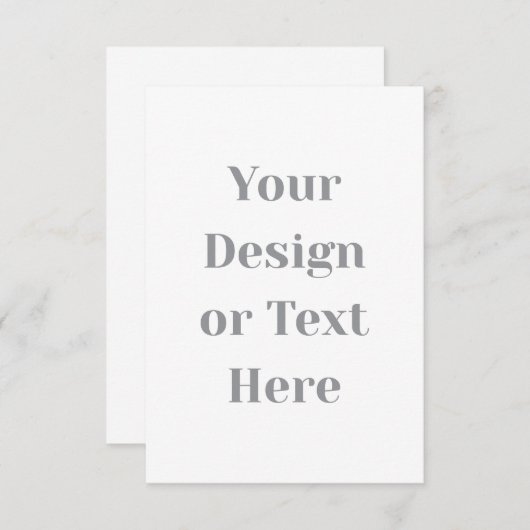 Customizable Your Design or Text Here Personalized Aankondiging (Voorkant / Achterkant)