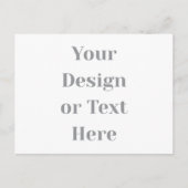 Customizable Your Design or Text Here Personalized Aankondigingskaart (Voorkant)