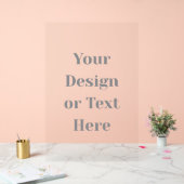 Customizable Your Design or Text Here Personalized Acryl Bord (Huwelijk)