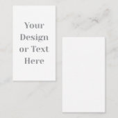 Customizable Your Design or Text Here Personalized Afsprakenkaartje (Voorkant / Achterkant)