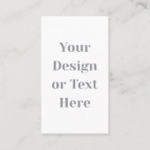 Customizable Your Design or Text Here Personalized Afsprakenkaartje (Voorkant)