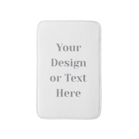 Customizable Your Design or Text Here Personalized Badmat (Voorkant Verticaal)