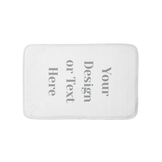 Customizable Your Design or Text Here Personalized Badmat (Voorkant)