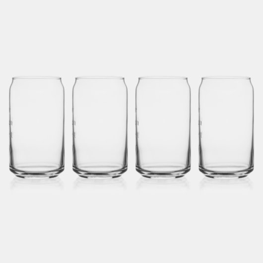 Customizable Your Design or Text Here Personalized Blikvorm Glas (Links)