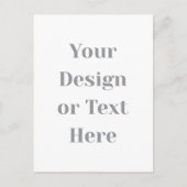 Customizable Your Design or Text Here Personalized Briefkaart (Voorkant)