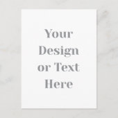 Customizable Your Design or Text Here Personalized Briefkaart (Voorkant)