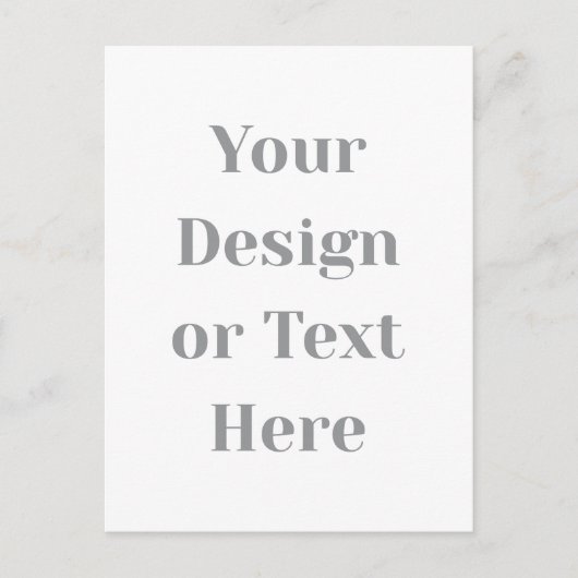 Customizable Your Design or Text Here Personalized Briefkaart (Voorkant)