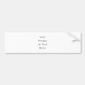Customizable Your Design or Text Here Personalized Bumpersticker (Voorkant)