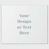 Customizable Your Design or Text Here Personalized Cadeaupapier (Vlak)