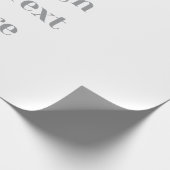 Customizable Your Design or Text Here Personalized Cadeaupapier (Hoek)