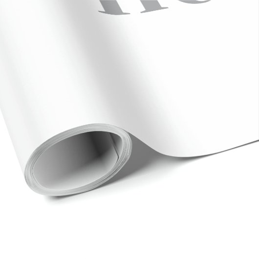 Customizable Your Design or Text Here Personalized Cadeaupapier (Rol Hoek)