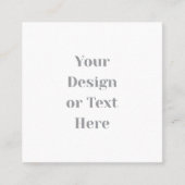 Customizable Your Design or Text Here Personalized Contactkaartje (Voorkant)