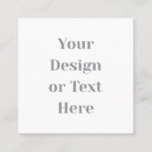 Customizable Your Design or Text Here Personalized Contactkaartje (Voorkant)