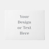 Customizable Your Design or Text Here Personalized Deurmat (Voorkant)