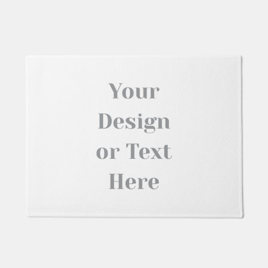 Customizable Your Design or Text Here Personalized Deurmat (Voorkant)