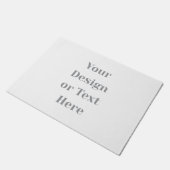 Customizable Your Design or Text Here Personalized Deurmat (Schuin)