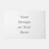 Customizable Your Design or Text Here Personalized Deurmat (Voorkant)