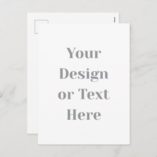 Customizable Your Design or Text Here Personalized Feestdagenkaart (Voorkant / Achterkant)