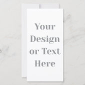 Customizable Your Design or Text Here Personalized Feestdagenkaart (Voorkant)