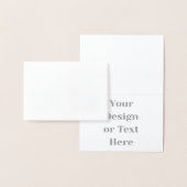 Customizable Your Design or Text Here Personalized Folie Kaarten (Display)