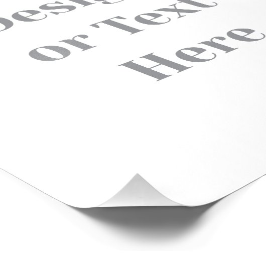 Customizable Your Design or Text Here Personalized Foto Afdruk (Hoek)