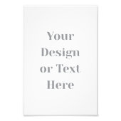 Customizable Your Design or Text Here Personalized Foto Afdruk (Voorkant)