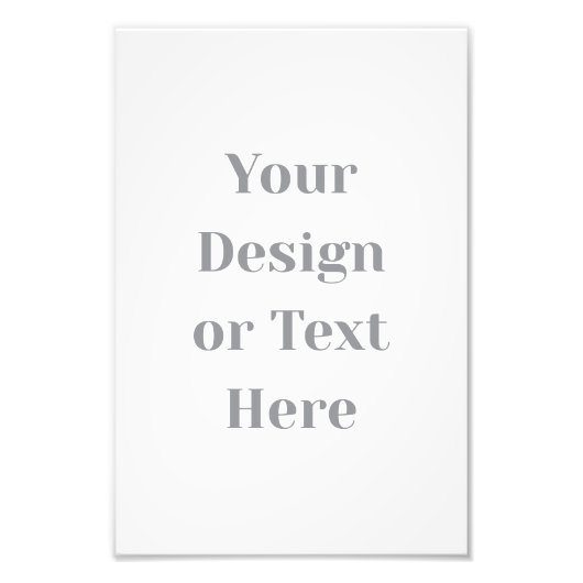 Customizable Your Design or Text Here Personalized Foto Afdruk (Voorkant)