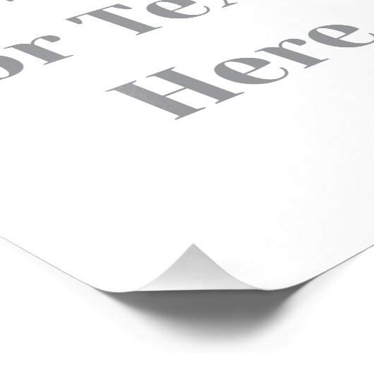 Customizable Your Design or Text Here Personalized Foto Afdruk (Hoek)