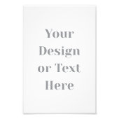 Customizable Your Design or Text Here Personalized Foto Afdruk (Voorkant)